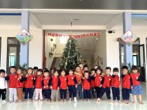 Không khí lễ Noel đến gần với các bé lớp C1