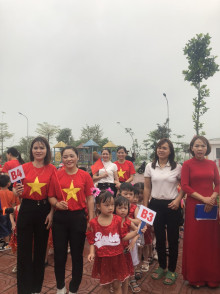 LỚP B3 THAM DỰ HỘI THI CHÚNG CHÁU VUI KHOẺ NĂM HỌC 2023-2024