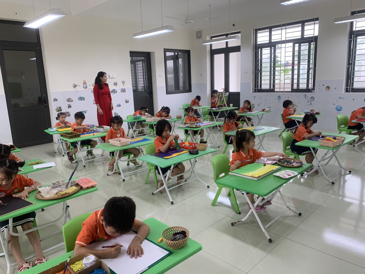Kết qua cuộc thi Bé khéo tay năm học 2023-2024 trường MN Cao Dương II