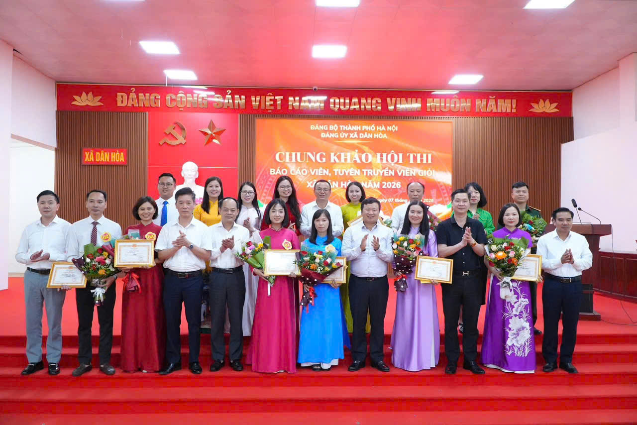 Trao giải hội thi